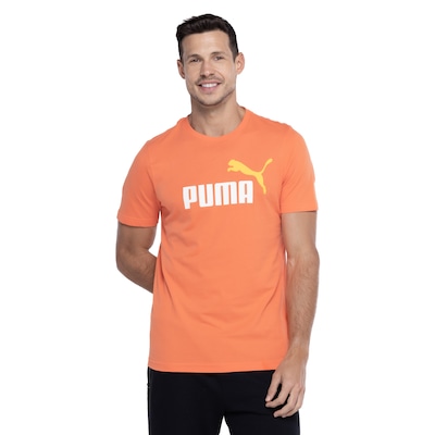 Camiseta Puma Manga Curta Essential 2 Col Logo Tee - Masculina - Foto 2