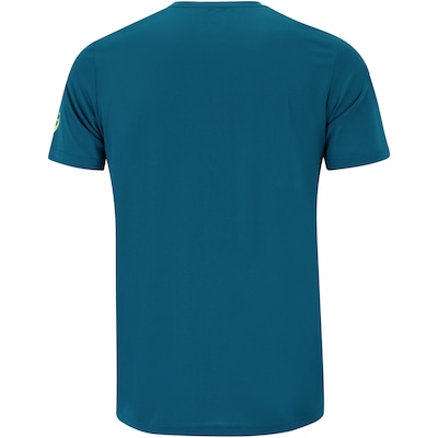Camiseta ASICS Manga Curta Logo Espiral Crepe - Masculina - Foto 2