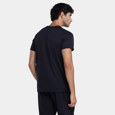 Camiseta ASICS Manga Curta Logo Espiral Crepe - Masculina - Foto 3