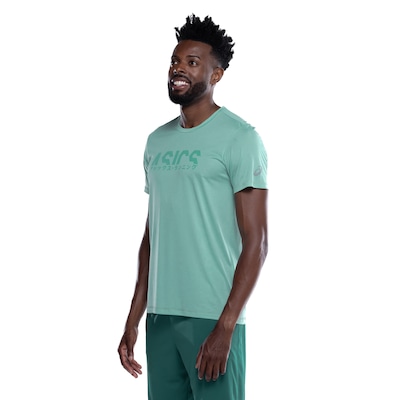 Camiseta ASICS Manga Curta Fugi - Masculina - Foto 2