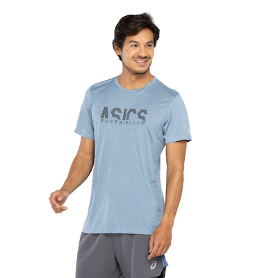 Camiseta ASICS Manga Curta Fugi - Masculina - Foto 2
