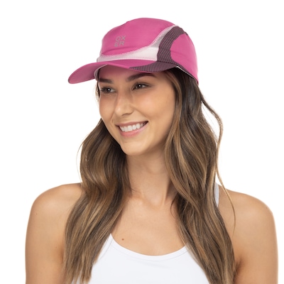 Boné Oxer Aba Curva Strapback com Mesh - Adulto - Foto 2