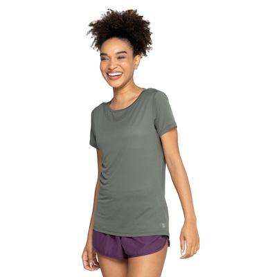 Camiseta Cava Tradicional Básica Manga Curta Oxer Jogging III - Feminina - Foto 2