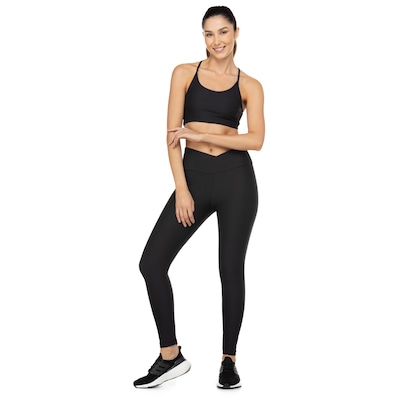 Top Fitness sem Bojo Oxer Baixa Sustentação Alça Fina Textura - Adulto - Foto 4