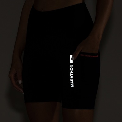 Bermuda Cós Médio e Alta Compressão Oxer Feminina Bolso Lateral Marathon - Foto 6