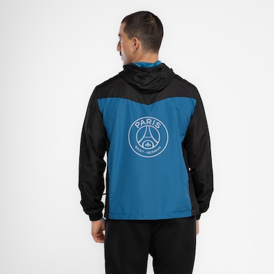 Jaqueta PSG Masculina Balboa Windbreaker com Capuz Recorte - Foto 3