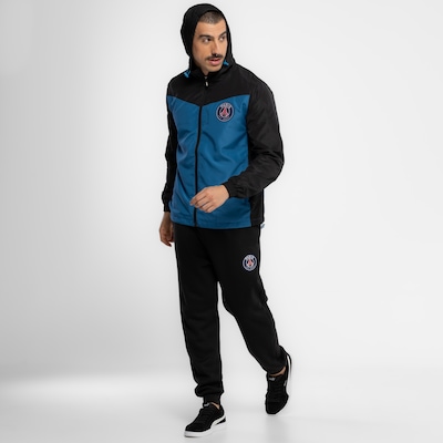 Jaqueta PSG Masculina Balboa Windbreaker com Capuz Recorte - Foto 4