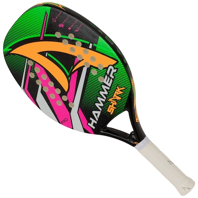 Raquete de Beach Tennis Shark Hammer Adulto - Foto 2