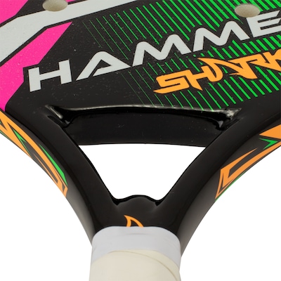 Raquete de Beach Tennis Shark Hammer Adulto - Foto 4