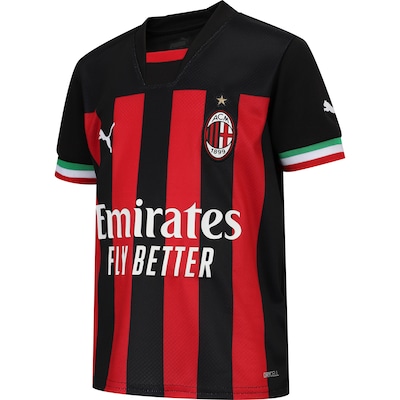 Camisa AC Milan I 22/23 Réplica Puma - Júnior - Foto 3