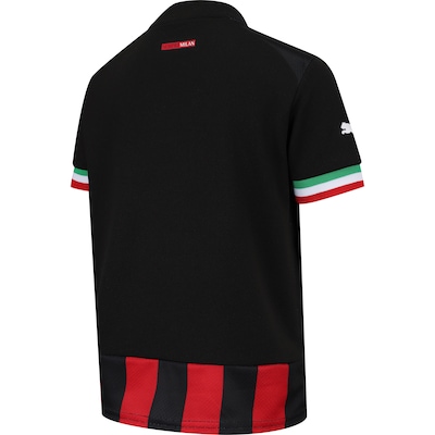 Camisa AC Milan I 22/23 Réplica Puma - Júnior - Foto 4