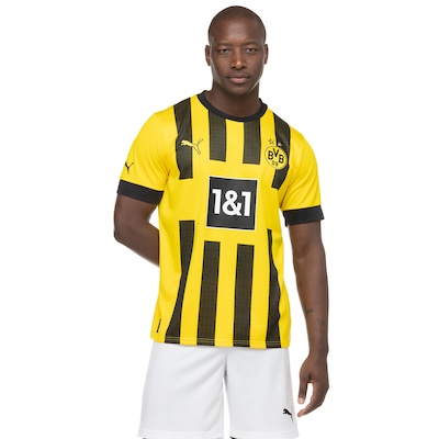 Camisa Borussia Dortmund I 22/23 Torcedor Puma - Masculina - Foto 2