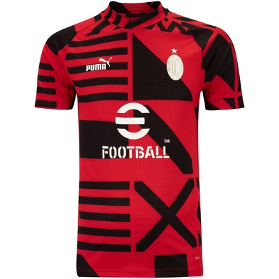 Camisa Milan 22/23 Pré Jogo Puma - Masculina - Foto 6