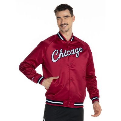 Jaqueta Chicago Bulls NBA Mitchell & Ness - Masculina - Foto 4