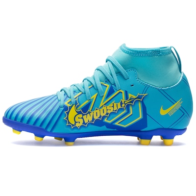 Chuteira de Campo Nike Superfly 9 Club KM FG/MG - Júnior - Foto 3