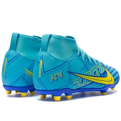 Chuteira de Campo Nike Superfly 9 Club KM FG/MG - Júnior - Foto 4
