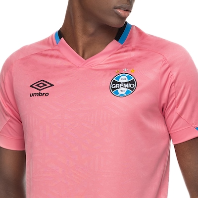 Camisa do Grêmio 22 Outubro Rosa Umbro - Masculina - Foto 4