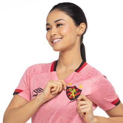 Camisa do Sport 22 Outubro Rosa Umbro - Feminina - Foto 4