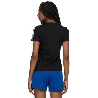 Camiseta adidas Manga Curta 3 Listras - Feminina - Foto 3