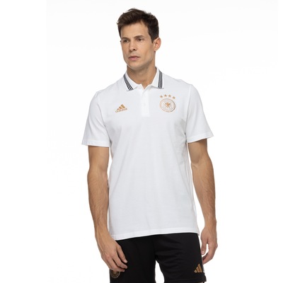 Camisa Polo Alemanha 22 Dna adidas - Masculina - Foto 2