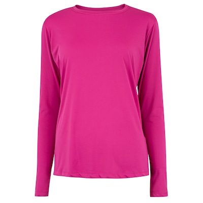 Camiseta Uv Line Manga Longa com Proteção Solar Slim - Feminina - Foto 1