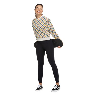Blusa de Moletom Vans Feminina Crew All Over - Foto 4
