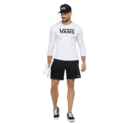 Bermuda de Moletom Vans Core Basic Fleece - Masculina - Foto 5