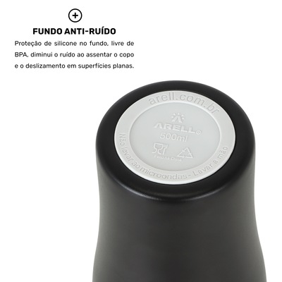 Copo Térmico com Isolamento a Vácuo do Vasco da Gama Arell 01 Tulip Pint - 500ml - Foto 5