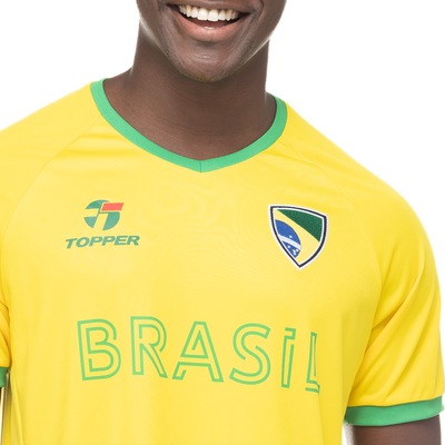 Camiseta Brasil Topper - Masculina - Foto 4