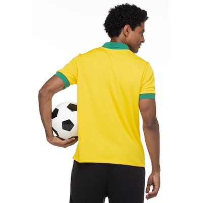 Camiseta Brasil Topper Retrô - Masculina - Foto 3