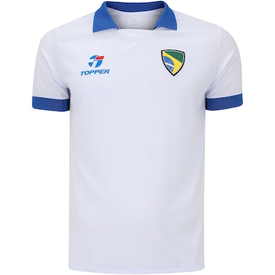 Camisa Topper Brasil II Retrô - Masculina - Foto 5