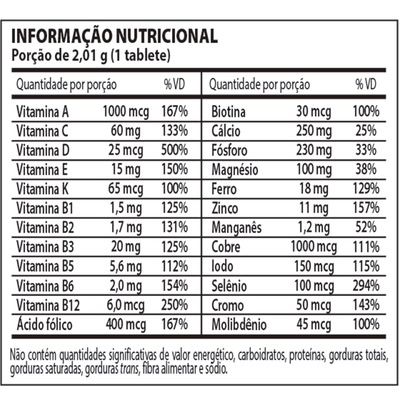 Vita Pure Super Integralmédica - 60 Tabletes - Foto 2