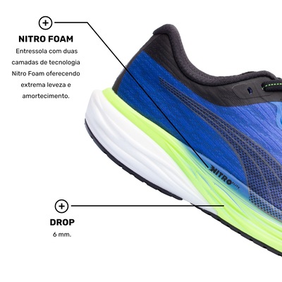 Tênis Puma Deviate Nitro 2 - Feminino - Foto 6
