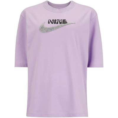 Camiseta Nike Manga Curta NSW Boxy FW - Feminina - Foto 5