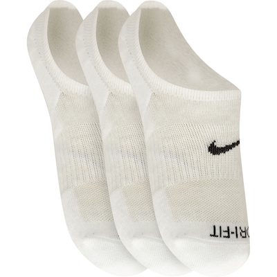 Kit de Meia Nike Everday Plus CUSH FOOTIE - Adulto - 3 Pares - Foto 3
