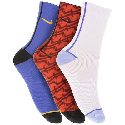 Kit de Meia Nike Everyday Plus Lightweight ALE 3PR - Adulto - 3 Pares - Foto 1