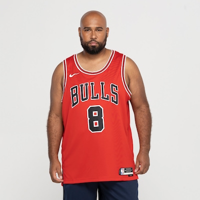 Camiseta Regata Chicago Bulls Nike Masculina Dri-Fit Swgmn - Foto 3