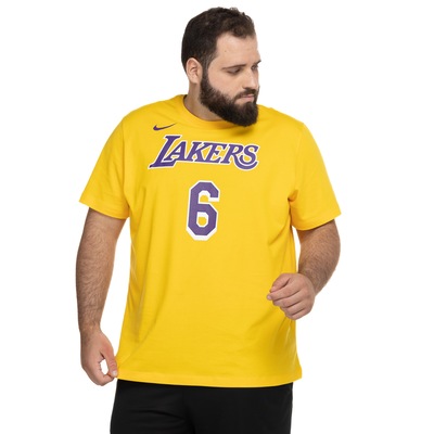 Camiseta Los Angeles Lakers NBA Nike - Masculina - Foto 3