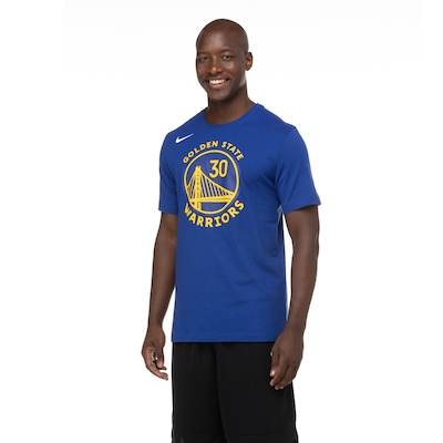 Camiseta Golden State Warriors Nike Manga Curta GSW ES NN SS T - Masculina - Foto 4