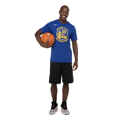 Camiseta Golden State Warriors Nike Manga Curta GSW ES NN SS T - Masculina - Foto 5