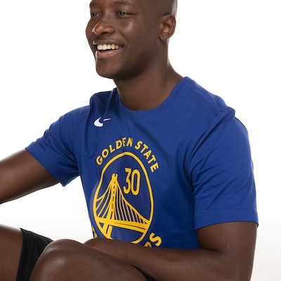 Camiseta Golden State Warriors Nike Manga Curta GSW ES NN SS T - Masculina - Foto 6