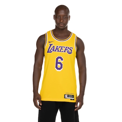 Camiseta Regata Los Angeles Lakers Nike Dri-Fit NBA MNK SWGMN JSY - Foto 2