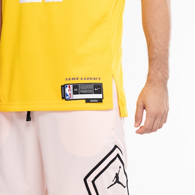 Camiseta Regata Los Angeles Lakers Nike Dri-Fit NBA MNK SWGMN JSY - Foto 4
