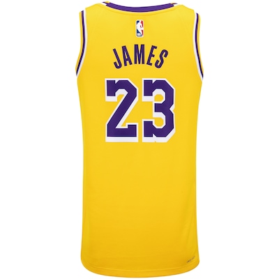 Camiseta Regata Los Angeles Lakers Nike Dri-Fit NBA MNK SWGMN JSY - Foto 3