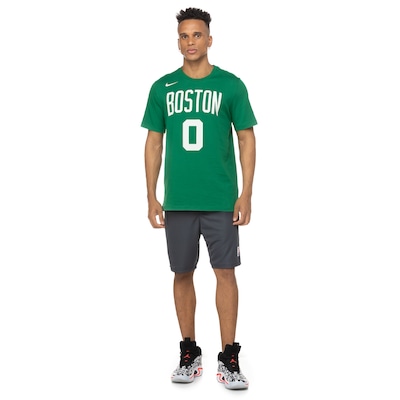 Camiseta Boston Celtics NBA Manga Curta Nike Tatum - Masculina - Foto 4