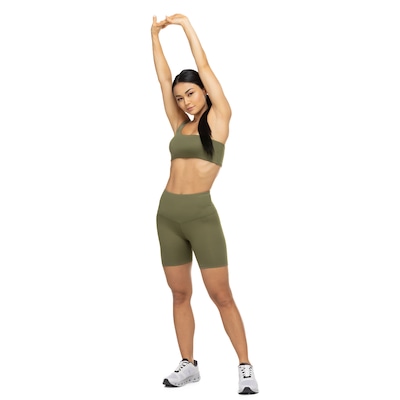 Top Fitness Inhale sem Bojo Baixa Sustentação Um Ombro - Adulto - Foto 4