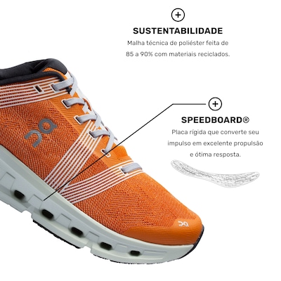 Tênis On Running Cloudgo Turmeric Aloe - Masculino - Foto 5