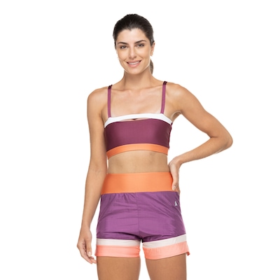 Top Fitness sem Bojo Lauf Baixa Sustentação Linha Titanium - Adulto - Foto 2
