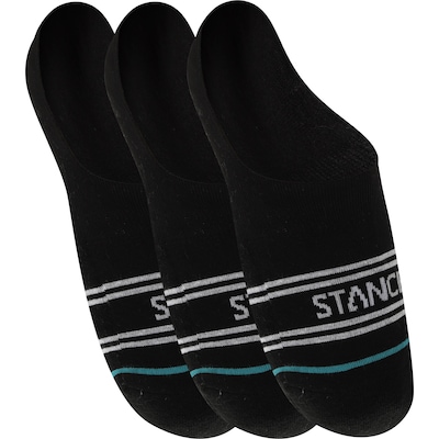 Kit de Meias Stance Basic 3Pack No Show C0014 com 3 Pares - Adulto - Foto 3