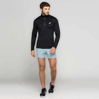Blusão Masculino ASICS Meio Zíper Textura - Foto 4